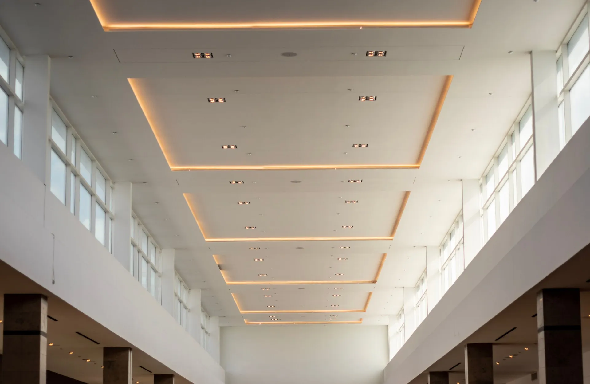Gorges LED en enfilade